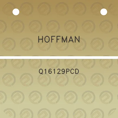 hoffman-q16129pcd