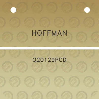 hoffman-q20129pcd