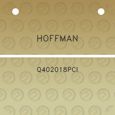 hoffman-q402018pci