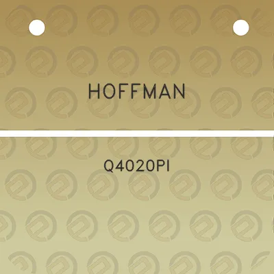 hoffman-q4020pi