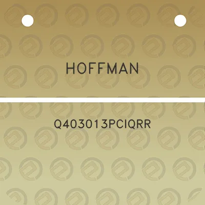 hoffman-q403013pciqrr