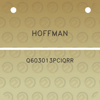 hoffman-q603013pciqrr