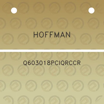 hoffman-q603018pciqrccr