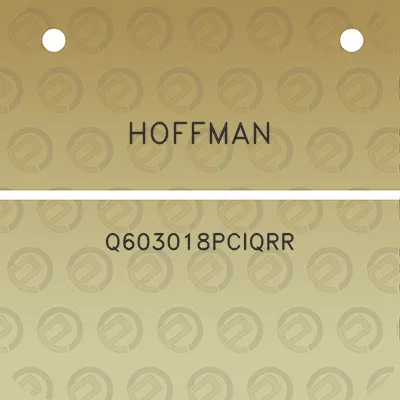 hoffman-q603018pciqrr