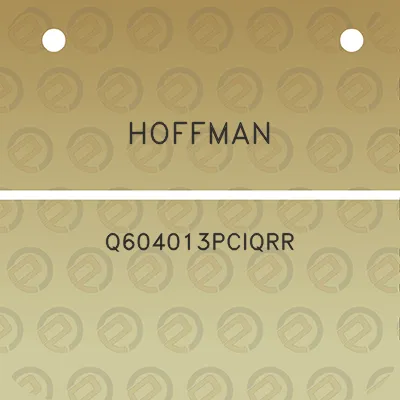 hoffman-q604013pciqrr