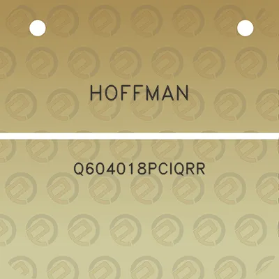 hoffman-q604018pciqrr