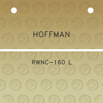 hoffman-rwnc-160-l