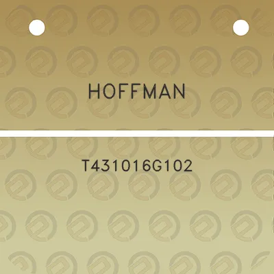 hoffman-t431016g102