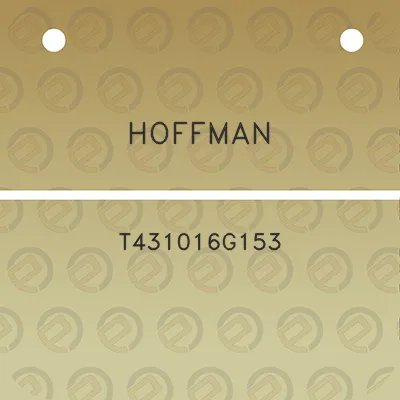 hoffman-t431016g153