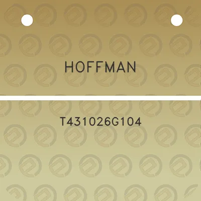 hoffman-t431026g104