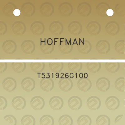 hoffman-t531926g100