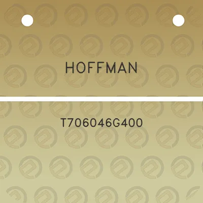 hoffman-t706046g400