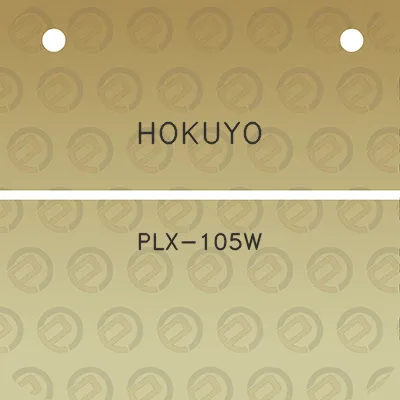 hokuyo-plx-105w