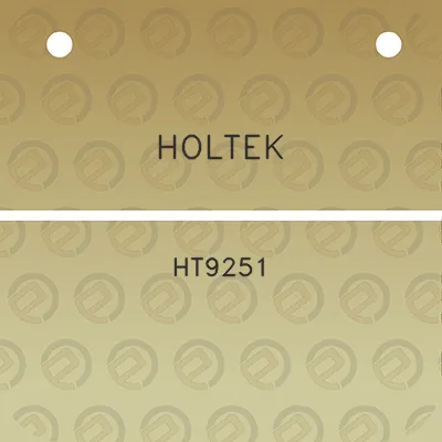 holtek-ht9251