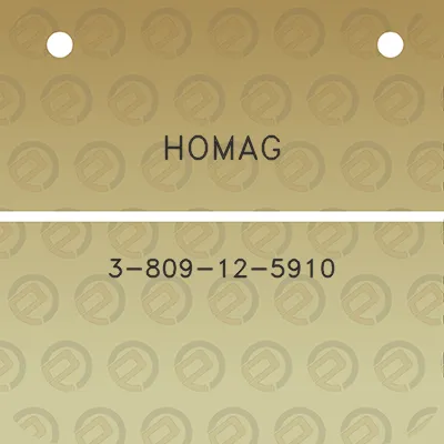 homag-3-809-12-5910