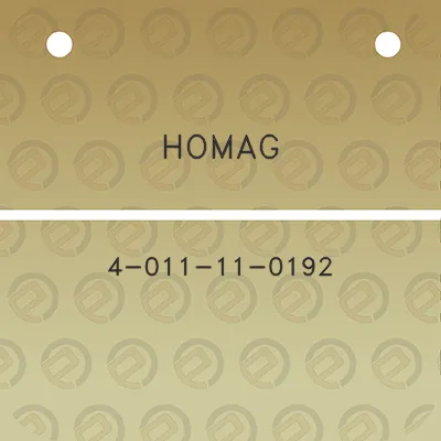 homag-4-011-11-0192