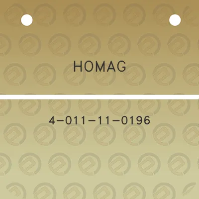 homag-4-011-11-0196