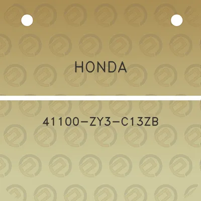 honda-41100-zy3-c13zb