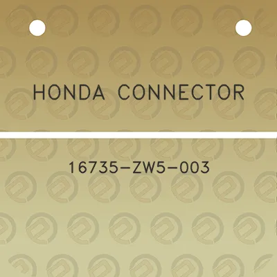 honda-connector-16735-zw5-003