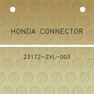 honda-connector-23172-zvl-003