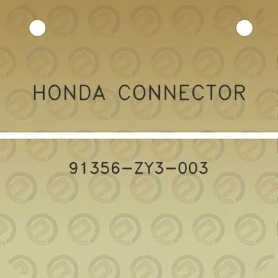 honda-connector-91356-zy3-003