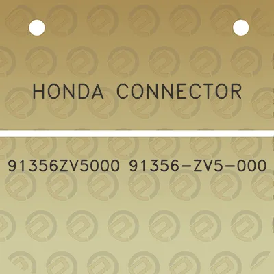 honda-connector-91356zv5000-91356-zv5-000