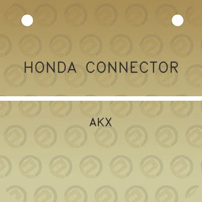 honda-connector-akx