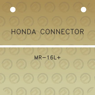 honda-connector-mr-16l