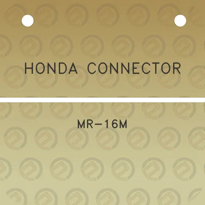 honda-connector-mr-16m