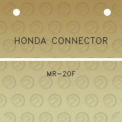 honda-connector-mr-20f