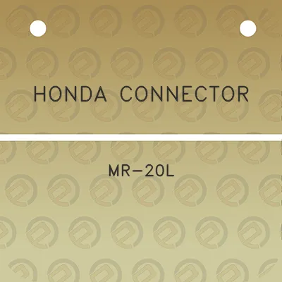 honda-connector-mr-20l