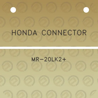 honda-connector-mr-20lk2