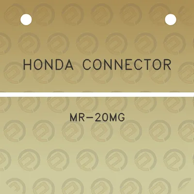 honda-connector-mr-20mg