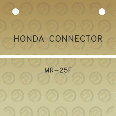 honda-connector-mr-25f