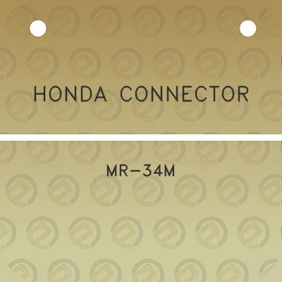 honda-connector-mr-34m