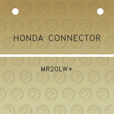 honda-connector-mr20lw