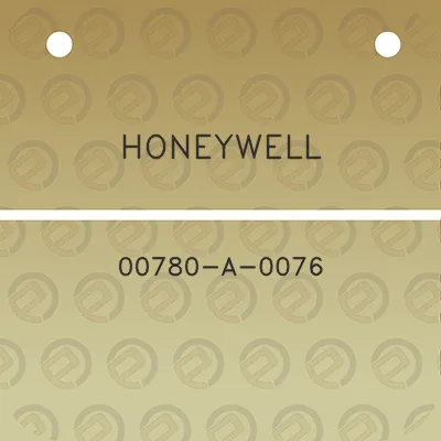 honeywell-00780-a-0076