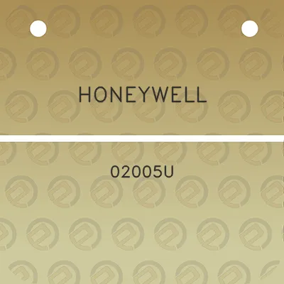 honeywell-02005u