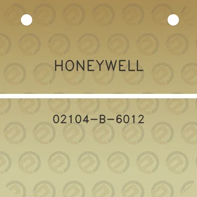 honeywell-02104-b-6012