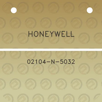 honeywell-02104-n-5032