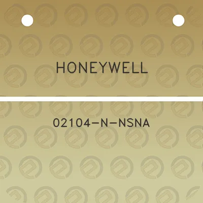 honeywell-02104-n-nsna