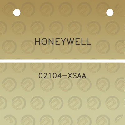 honeywell-02104-xsaa