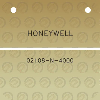 honeywell-02108-n-4000