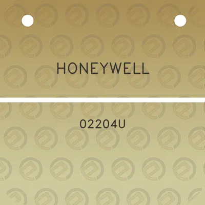 honeywell-02204u