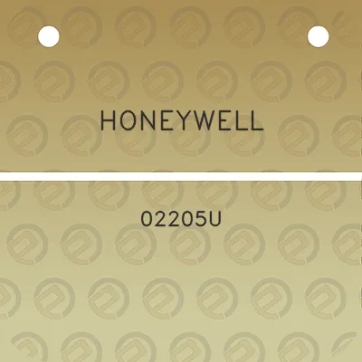 honeywell-02205u