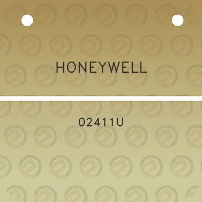 honeywell-02411u