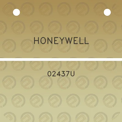 honeywell-02437u