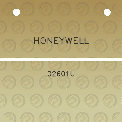 honeywell-02601u