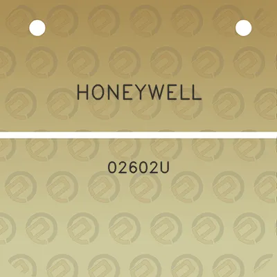 honeywell-02602u