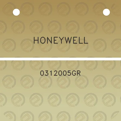 honeywell-0312005gr